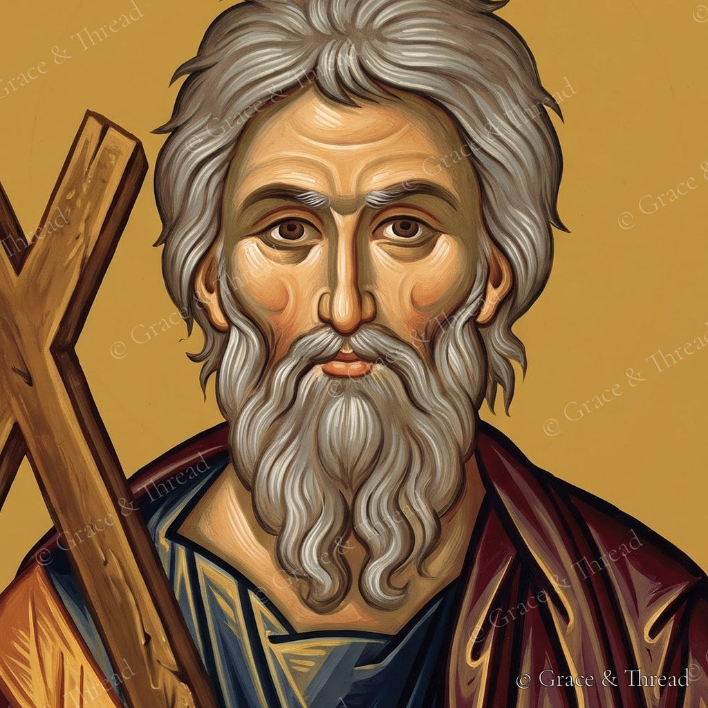 Άγιος Ανδρέας – λεπτομέρεια της εικόνας (με υδατογράφημα)