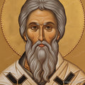 Saint James – close-up detail of the icon (watermarked)